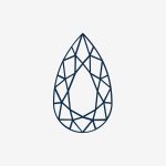1.00 Carat Pear Lab Diamond